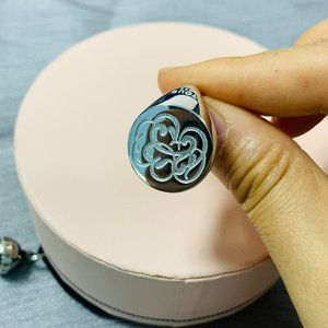 TOUS Ring Silver Rubric Ring Women Jewelry 925 Sterling Sliver 56#